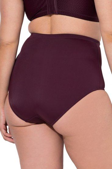 Ulla Popken 813137 Formende trusser med høj talje Vinrød - Shapewear - 