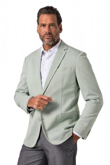 JP1880 815431 Blazer med let halvfor Salviegrøn - Habitter og blazere - Habitter og jakkesæt i store størrelser