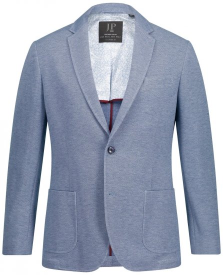 JP1880 815431 Blazer med let halvfor Havblå - Habitter og blazere - Habitter og jakkesæt i store størrelser