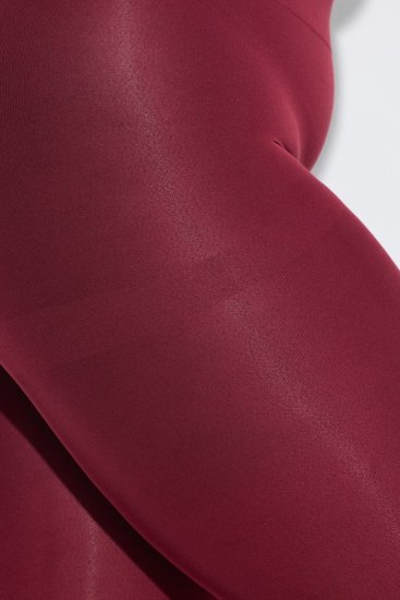 Ulla Popken 815580 3/4-strømpeleggings med gnavbeskyttelse 80 den Rød - Strømpebukser & strømper - 