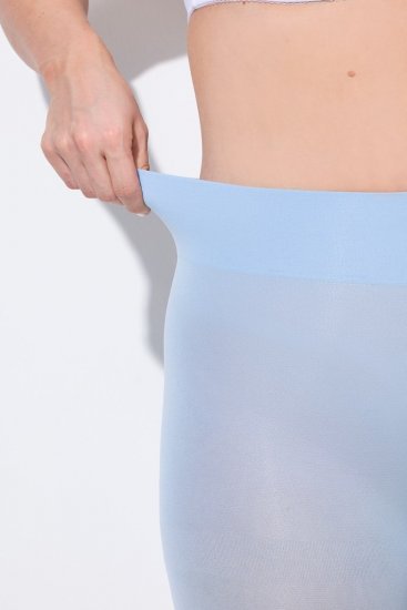 Ulla Popken 815580 3/4-strømpeleggings med gnavbeskyttelse 80 den Lyseblå - Strømpebukser & strømper - 