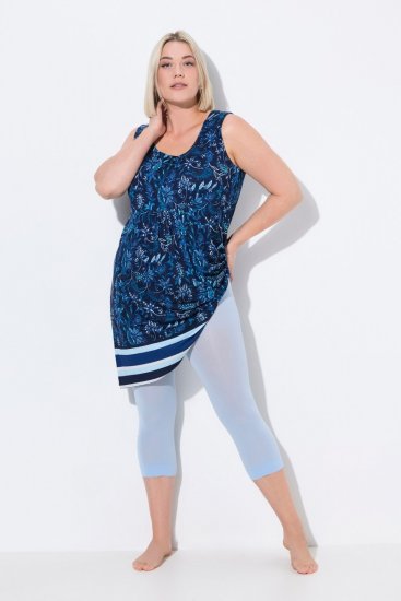 Ulla Popken 815580 3/4-strømpeleggings med gnavbeskyttelse 80 den Lyseblå - Strømpebukser & strømper - 