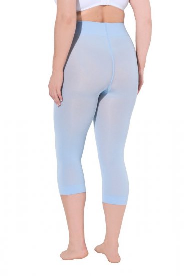 Ulla Popken 815580 3/4-strømpeleggings med gnavbeskyttelse 80 den Lyseblå - Strømpebukser & strømper - 