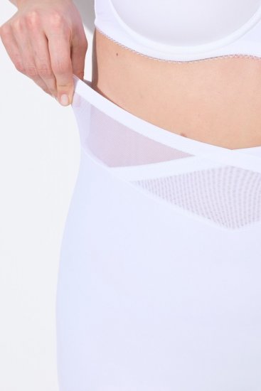 Ulla Popken 816440 Formende shorts med høj talje Hvid - Shapewear - 