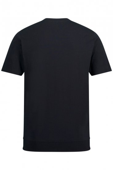 JP1880 818628 Henley-shirt med maveform Sort - T-shirts - T-shirts i store størrelser - 2XL-14XL