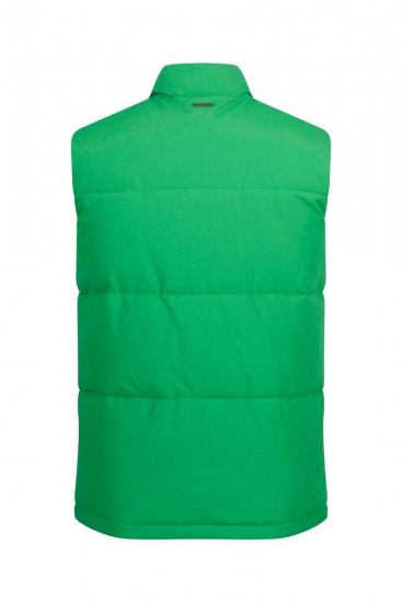 JP1880 818980 Quiltet vest i bomuldsblanding Lysegrøn - Jakker - Jakker i store størrelser, 2XL- 12XL