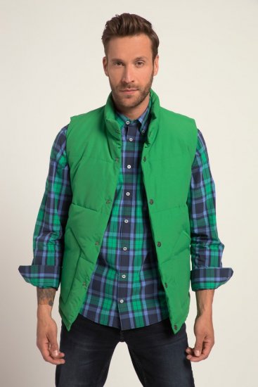 JP1880 818980 Quiltet vest i bomuldsblanding Lysegrøn - Jakker - Jakker i store størrelser, 2XL- 12XL