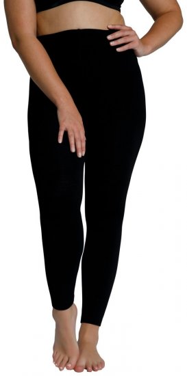 Ulla Popken 819652 Varme strømpeleggings Sort - Strømpebukser & strømper - 