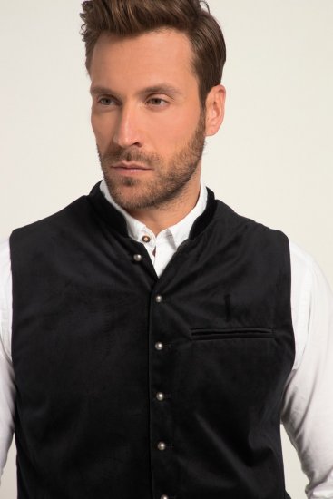 JP1880 Velvet Vest Traditional Black - Festtøj - Festtøj – Fejr stilfuldt og behageligt