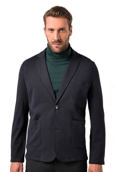 JP1880 820825 Sweatblazer Sort - Habitter og blazere - Habitter og jakkesæt i store størrelser