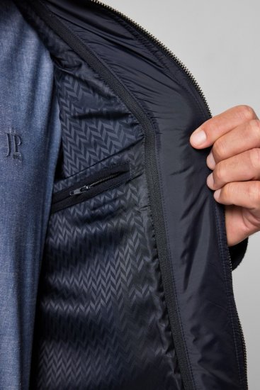 JP1880 821066 Quiltet Uldfrakke Mørkeblå - Jakker - Jakker i store størrelser, 2XL- 12XL