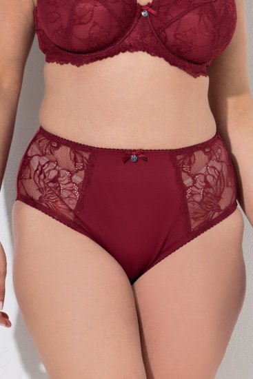 Ulla Popken 822864 Trusser med blonde Lilla - Trusser - 