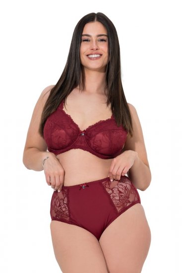 Ulla Popken 822864 Trusser med blonde Lilla - Trusser - 
