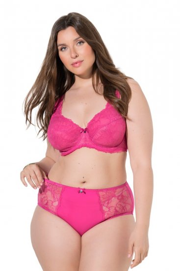 Ulla Popken 822864 Trusser med blonde Rosa - Trusser - 