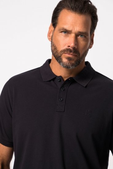 JP1880 Jay-Pi Flexnamic Pique Golf Polo Shirt Dark Navy - Sportstøj & outdoor - Sportstøj i store størrelser til mænd