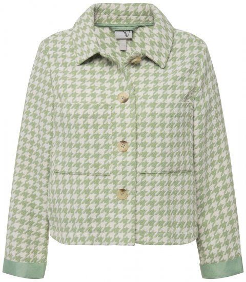 Ulla Popken 823536 Jakke Hvid - Jakker - Dame jakker i store størrelser