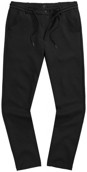 JP1880 New York Flexnamic Jerseybukser med elastik i taljen Sort - Habitter og blazere - Habitter og jakkesæt i store størrelser