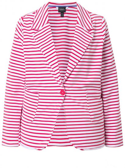 Ulla Popken 824355 Jerseyblazer Koral - Blazere - Blazere i plusstørrelser til kvinder