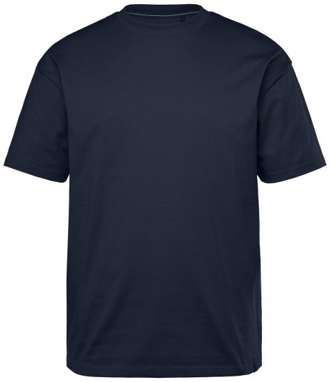 STHUGE 824720 Oversize T-shirt Mørkeblå - T-shirts - T-shirts i store størrelser - 2XL-14XL