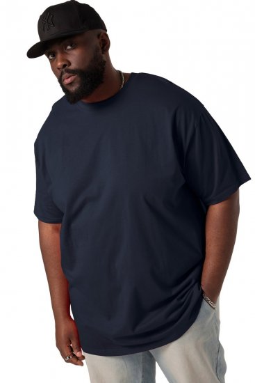 STHUGE 824720 Oversize T-shirt Mørkeblå - T-shirts - T-shirts i store størrelser - 2XL-14XL