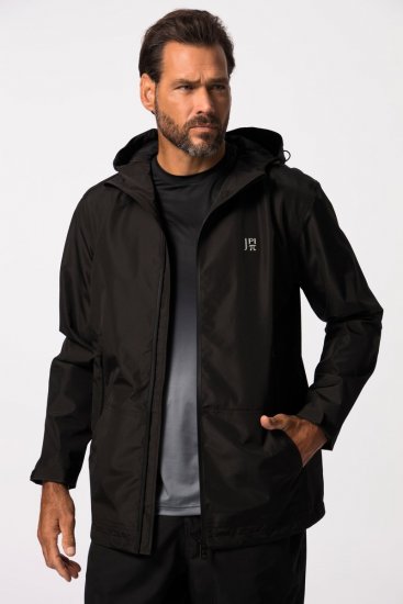 Jay-Pi 825611 Regnjakke med tapede sømme Sort - Jakker - Jakker i store størrelser, 2XL- 12XL