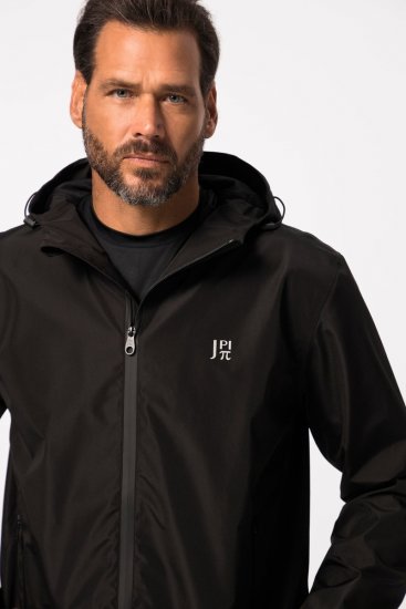 Jay-Pi 825611 Regnjakke med tapede sømme Sort - Jakker - Jakker i store størrelser, 2XL- 12XL