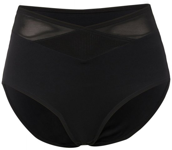 Ulla Popken 825676 Formende trusser med høj talje Sort - Shapewear - 