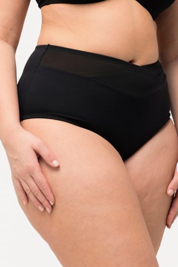 Ulla Popken 825676 Formende trusser med høj talje Sort - Shapewear - 