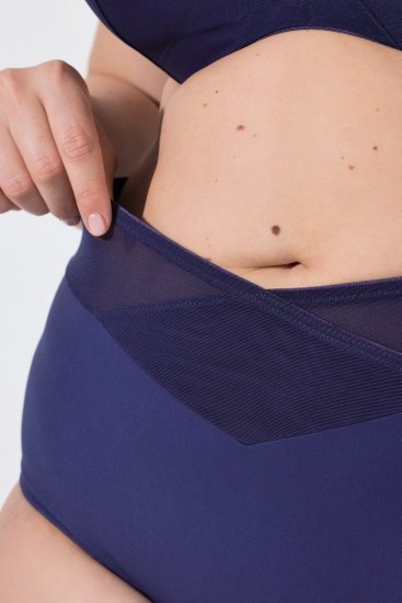 Ulla Popken 825676 Formende trusser med høj talje Kongeblå - Shapewear - 