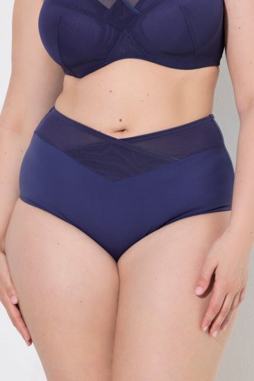 Ulla Popken 825676 Formende trusser med høj talje Kongeblå - Shapewear - 