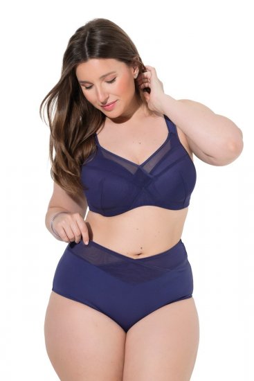 Ulla Popken 825676 Formende trusser med høj talje Kongeblå - Shapewear - 