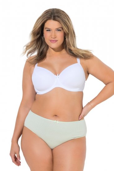 Ulla Popken 825984 Prikkede trusser 5-pak Lyseblå - Trusser - 