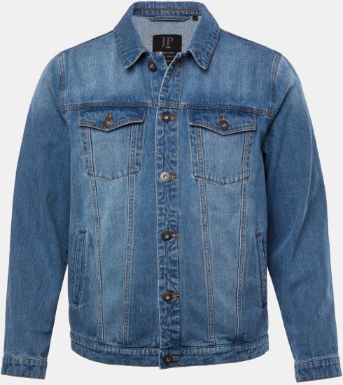 JP1880 826234 Denimjakke med brystlommer Denimblå - Jakker - Jakker i store størrelser, 2XL- 12XL