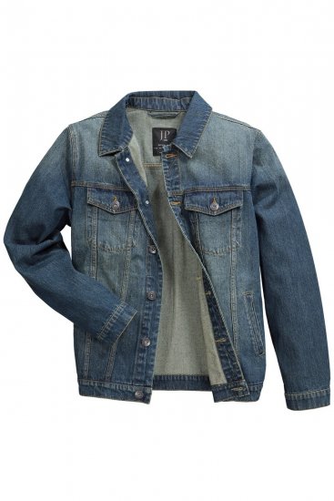JP1880 Denim Jacket Dark Blue Denim - Jakker - Jakker i store størrelser, 2XL- 12XL