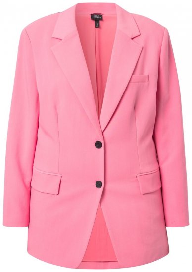 Ulla Popken 826487 Oversize blazer Rosa - Blazere - Blazere i plusstørrelser til kvinder