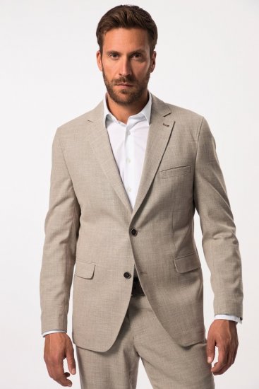 JP1880 Bamboo Flexnamic Blazer Sand - Habitter og blazere - Habitter og jakkesæt i store størrelser