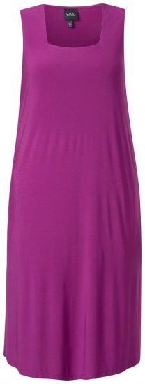 Ulla Popken 827908 Ærmeløs jerseykjole Lilla - Jerseykjoler - 