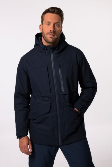 Jay-Pi Ski Jacket Functional Waterproof Windproof Navy - Skitøj - Ski- & vintertøj i store størrelser
