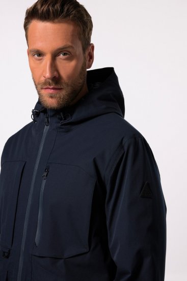 Jay-Pi Ski Jacket Functional Waterproof Windproof Navy - Skitøj - Ski- & vintertøj i store størrelser