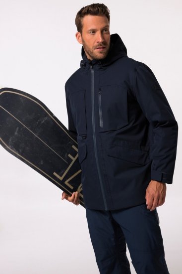 Jay-Pi Ski Jacket Functional Waterproof Windproof Navy - Skitøj - Ski- & vintertøj i store størrelser