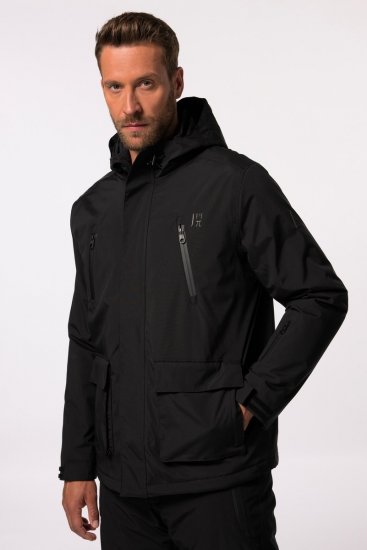 Jay-Pi Ski Jacket Functional Waterproof Windproof Breathable Black - Skitøj - Ski- & vintertøj i store størrelser
