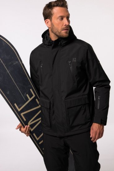 Jay-Pi Ski Jacket Functional Waterproof Windproof Breathable Black - Skitøj - Ski- & vintertøj i store størrelser