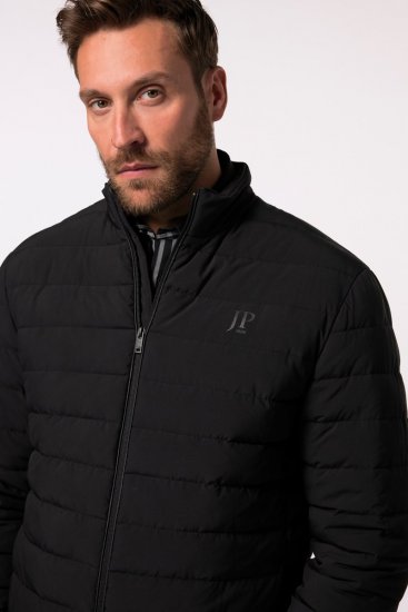 JP1880 Jacket Quilted Stand-up Collar Black - Jakker - Jakker i store størrelser, 2XL- 12XL