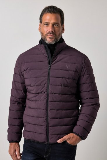 JP1880 828991 Quiltet jakke med ståkrave Blomme - Jakker - Jakker i store størrelser, 2XL- 12XL