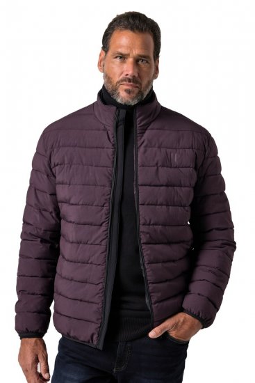 JP1880 828991 Quiltet jakke med ståkrave Blomme - Jakker - Jakker i store størrelser, 2XL- 12XL
