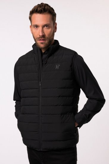 JP1880 Quilted Gilet Stand-Up Collar Black - Jakker - Jakker i store størrelser, 2XL- 12XL