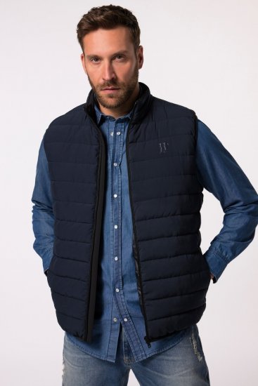 JP1880 Quilted Vest Techno Down Padding Navy - Jakker - Jakker i store størrelser, 2XL- 12XL