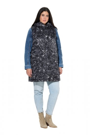 Ulla Popken 829120 Vejrbestandig vest Antracit - Veste - 