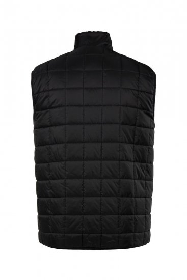 Jay-Pi 829716 Vendbar vest med teddy Sort - Jakker - Jakker i store størrelser, 2XL- 12XL