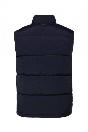 JP1880 831193 Vest med teddyfor Mørkeblå - Jakker - Jakker i store størrelser, 2XL- 12XL